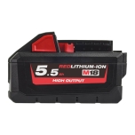 M18 HB5.5 BATTERIA REDLITHIUM-ION HIGH OUTPUT 18V 5.5Ah cod. 4932464712